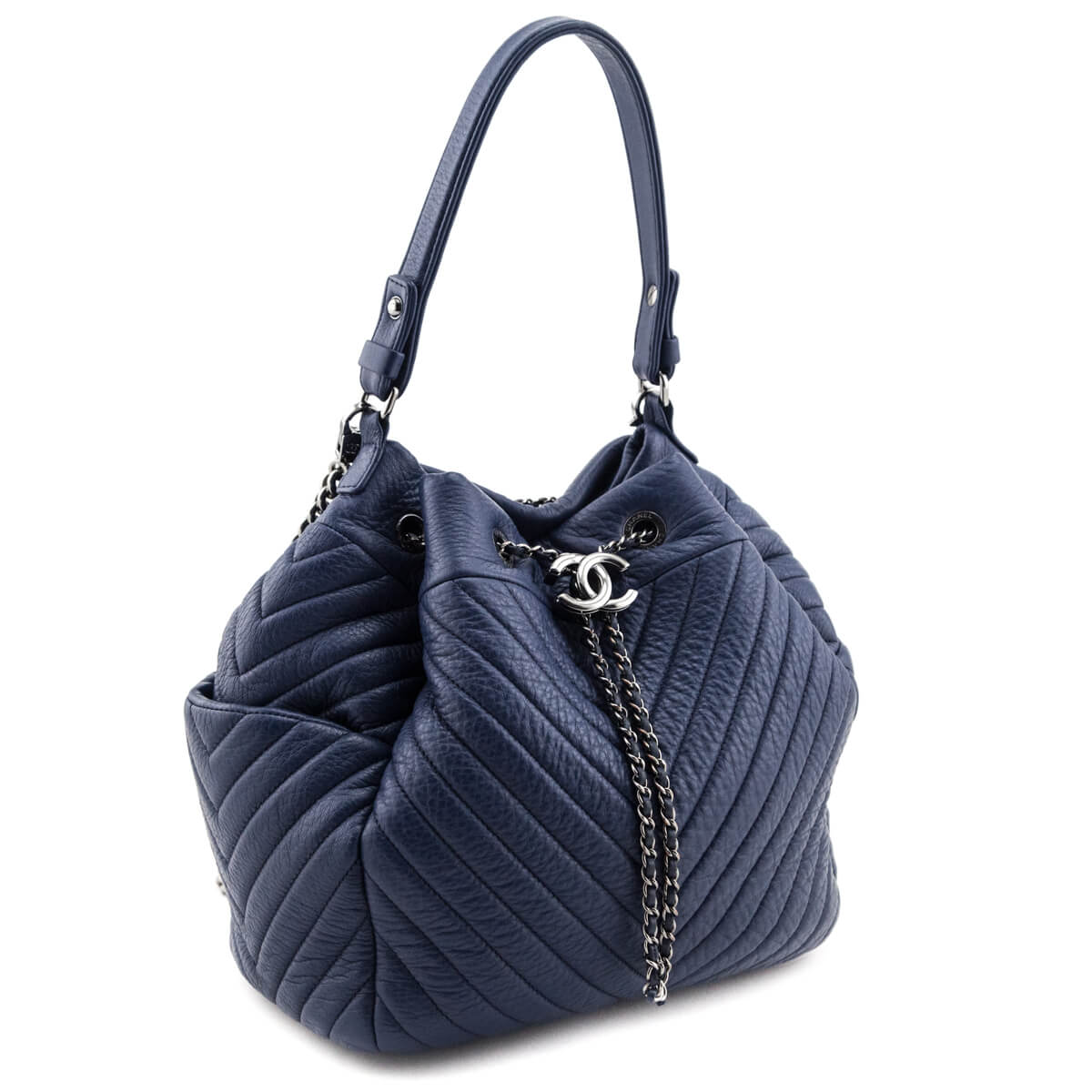 Chanel Blue Quilted Deerskin Chevron Medium Chain Bucket Bag - Replica Handbag 
 - Replica Handbags 
Best Quality
 Designer Handbags 
Preloved Fashions