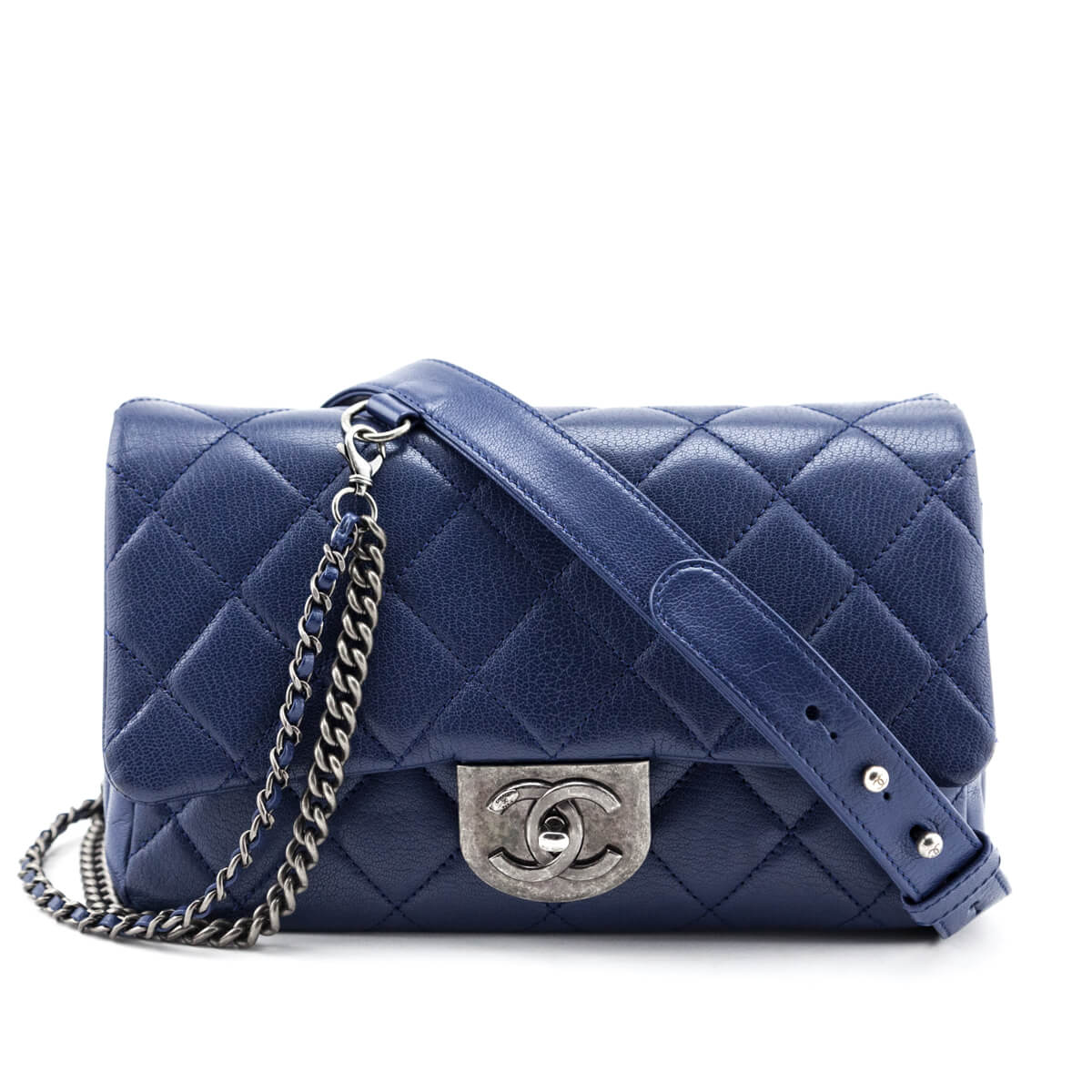 Chanel Blue Quilted Shiny Goatskin Small Double Carry Flap Bag - Replica Handbag 
 - Replica Handbags 
Best Quality
 Designer Handbags 
Preloved Fashions