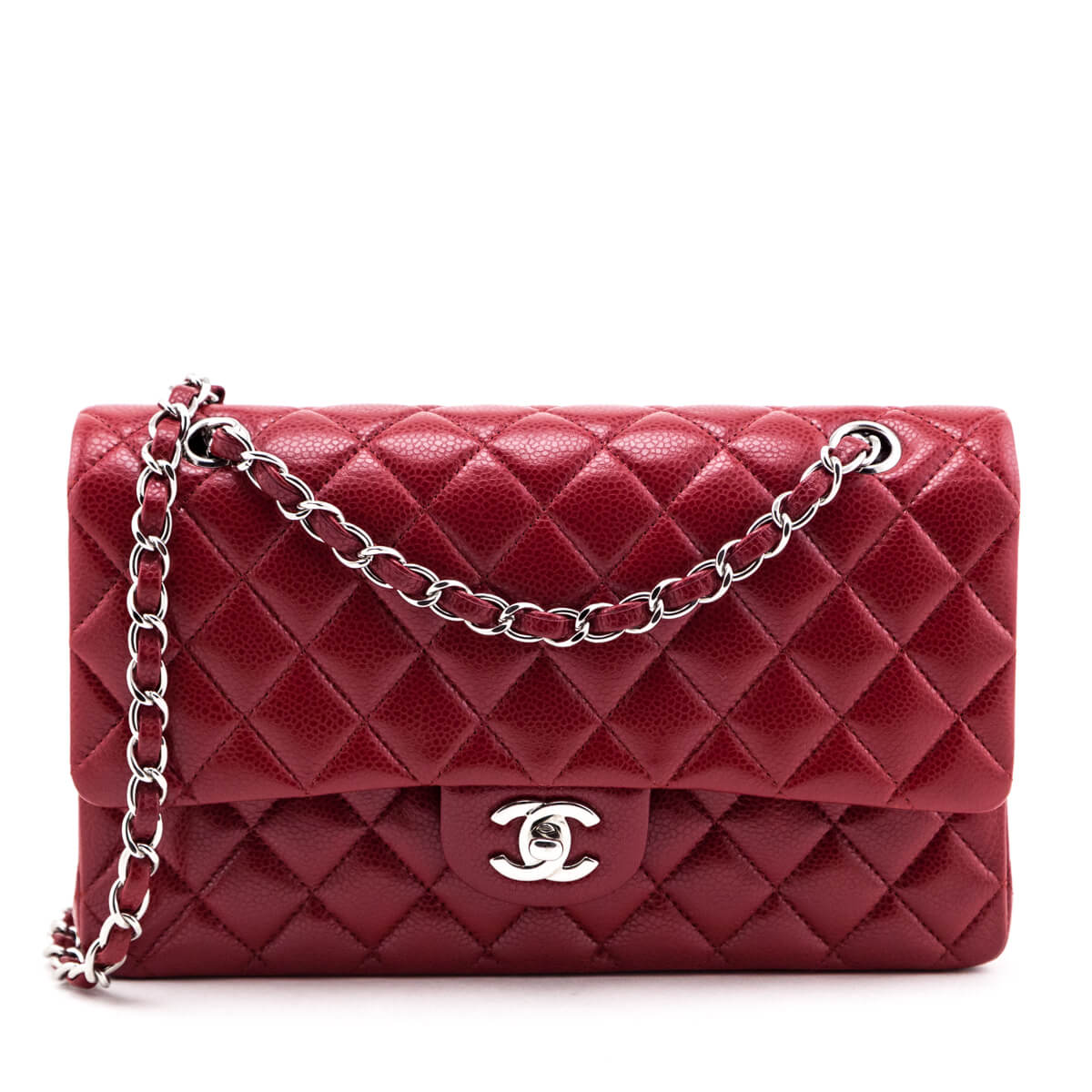 Chanel Red Quilted Caviar Classic Medium Double Flap Bag - Replica Handbag 
 - Replica Handbags 
Best Quality
 Designer Handbags 
Preloved Fashions