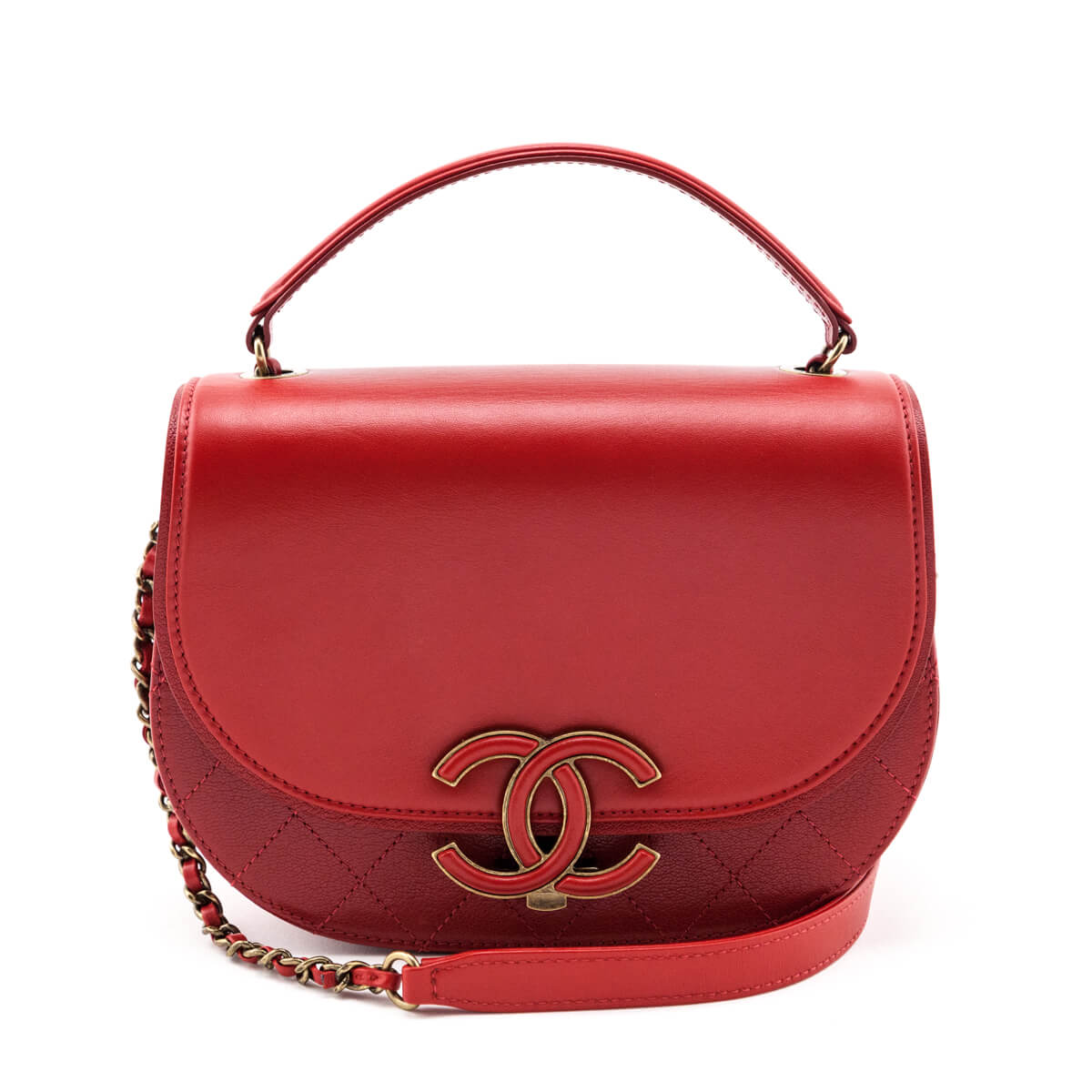 Chanel Red Shiny Calfskin 
Quilted Goatskin Small Coco Curve Messenger Flap Bag - Replica Handbag 
 - Replica Handbags 
Best Quality
 Designer Handbags 
Preloved Fashions