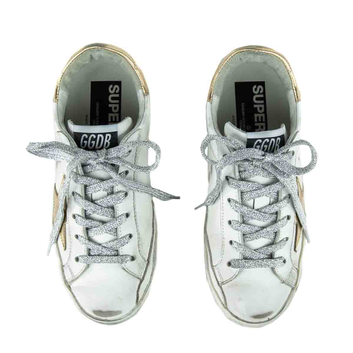 Golden Goose Distressed White Leather Superstar Low Top Sneakers Size 4 | EU 34 - Replica Handbag 
 - Replica Handbags 
Best Quality
 Designer Handbags 
Preloved Fashions