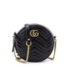 Gucci Black Calfskin Matelasse Mini Round GG Marmont Shoulder Bag - Replica Handbag 
 - Replica Handbags 
Best Quality
 Designer Handbags 
Preloved Fashions