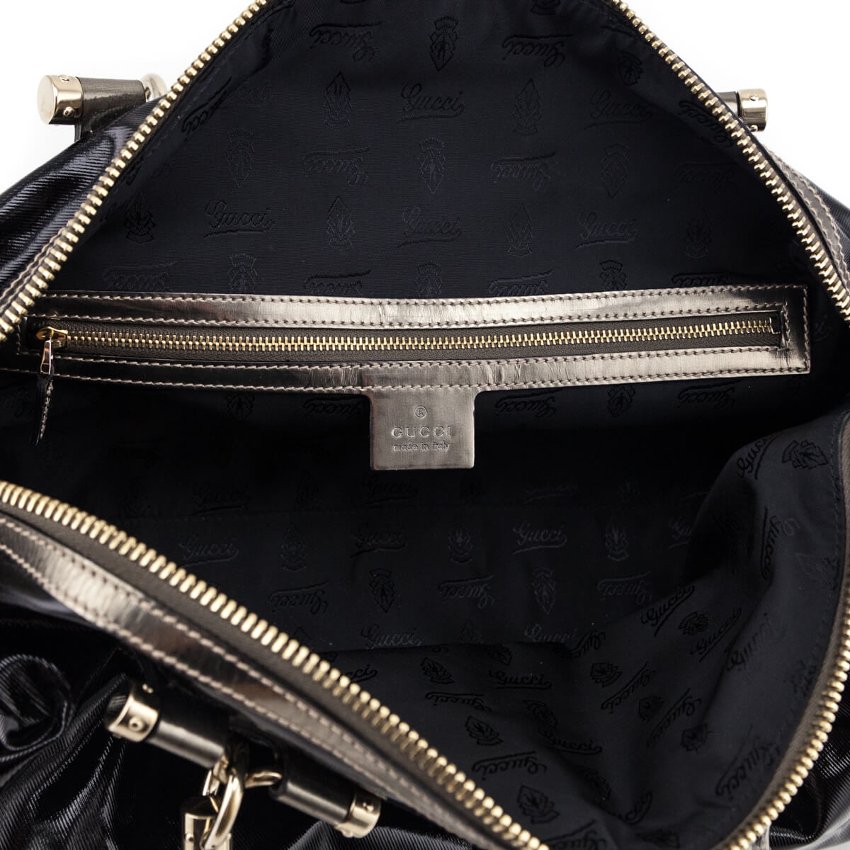 Gucci Black Patent Coated Fabric Dialux Pop Bamboo Bowler Bag - Replica Handbag 
 - Replica Handbags 
Best Quality
 Designer Handbags 
Preloved Fashions