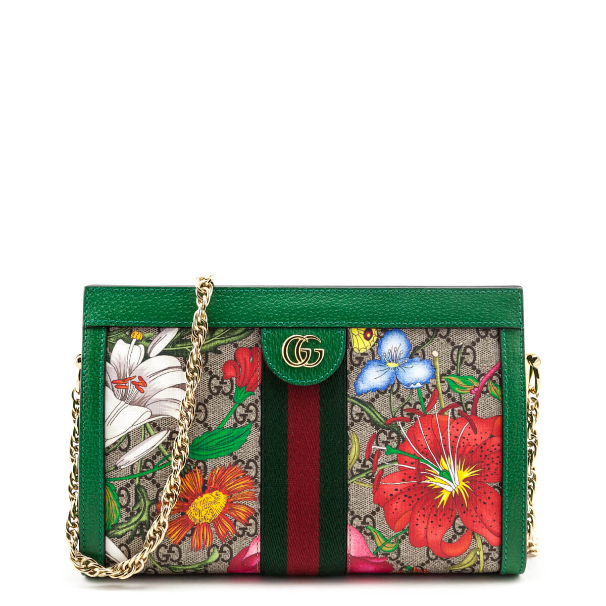 Gucci Green GG Supreme Canvas Small Ophidia Flora Shoulder Bag - Replica Handbag 
 - Replica Handbags 
Best Quality
 Designer Handbags 
Preloved Fashions