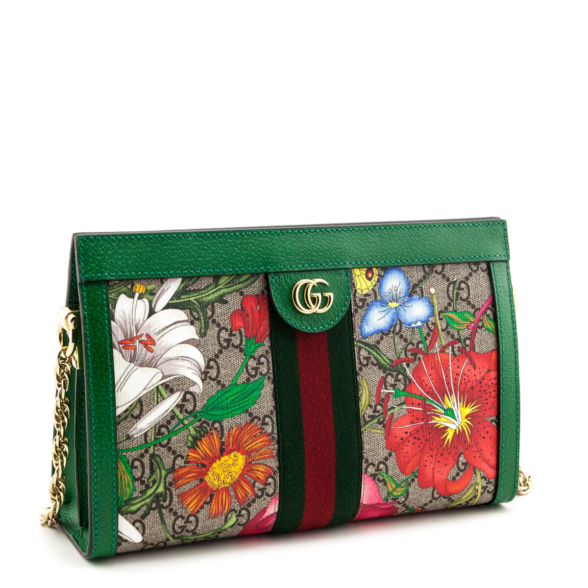 Gucci Green GG Supreme Canvas Small Ophidia Flora Shoulder Bag - Replica Handbag 
 - Replica Handbags 
Best Quality
 Designer Handbags 
Preloved Fashions