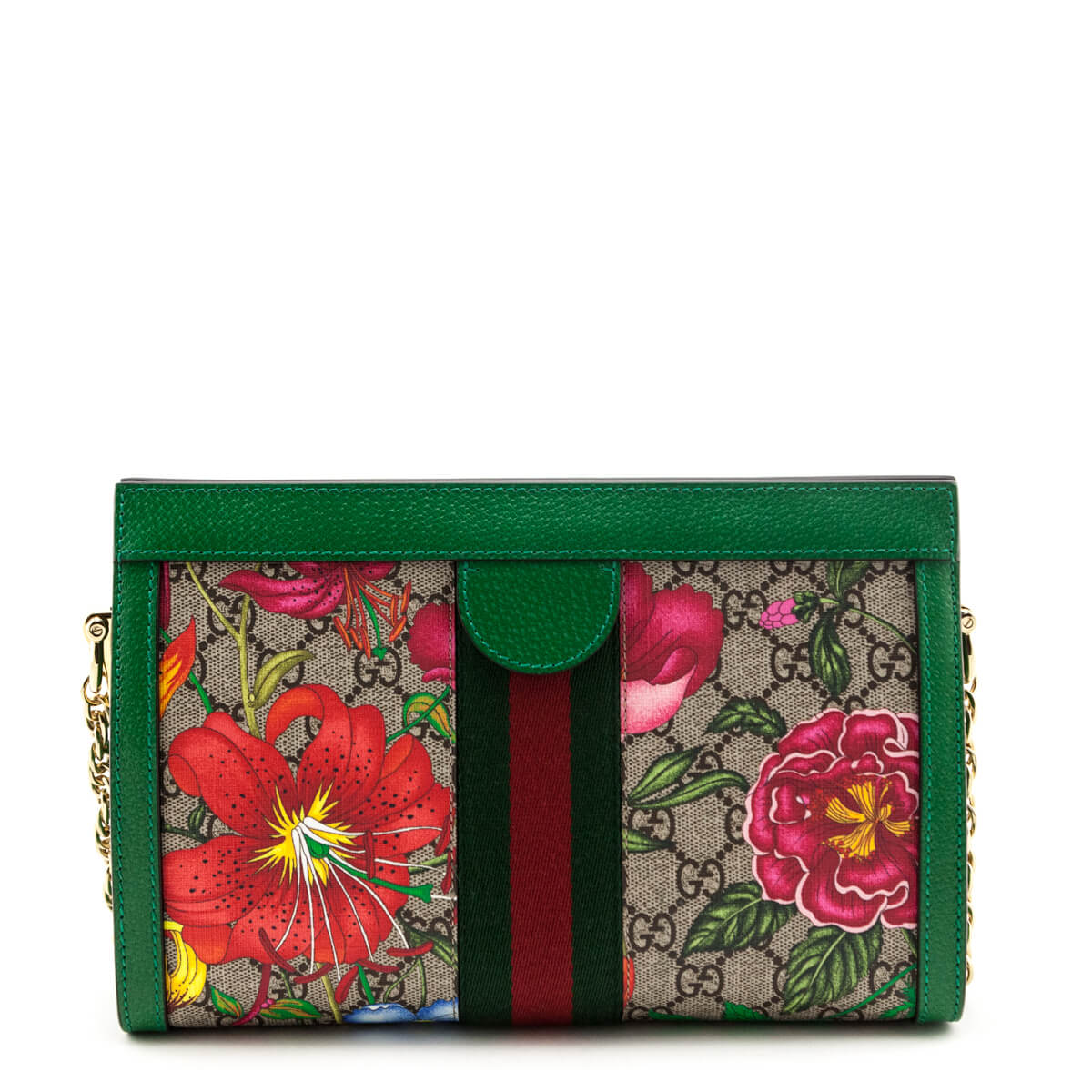 Gucci Green GG Supreme Canvas Small Ophidia Flora Shoulder Bag - Replica Handbag 
 - Replica Handbags 
Best Quality
 Designer Handbags 
Preloved Fashions