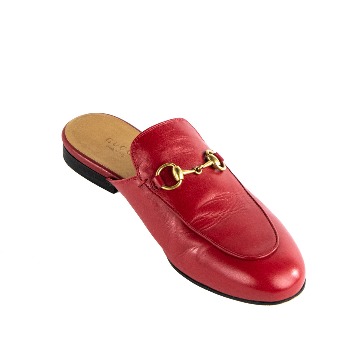 Gucci Red Calfskin Princetown Horsebit Mules Size US 6.5 | EU 36.5 - Replica Handbag 
 - Replica Handbags 
Best Quality
 Designer Handbags 
Preloved Fashions