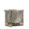 Jimmy Choo Gray Suede 
Silver Glitter Zip Embellished Convertible Clutch - Replica Handbag 
 - Replica Handbags 
Best Quality
 Designer Handbags 
Preloved Fashions