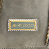 Jimmy Choo Gray Suede 
Silver Glitter Zip Embellished Convertible Clutch - Replica Handbag 
 - Replica Handbags 
Best Quality
 Designer Handbags 
Preloved Fashions