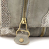 Jimmy Choo Gray Suede 
Silver Glitter Zip Embellished Convertible Clutch - Replica Handbag 
 - Replica Handbags 
Best Quality
 Designer Handbags 
Preloved Fashions