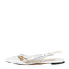 Jimmy Choo White PVC Slingback Flats Size US 9.5 | EU 39.5 - Replica Handbag 
 - Replica Handbags 
Best Quality
 Designer Handbags 
Preloved Fashions