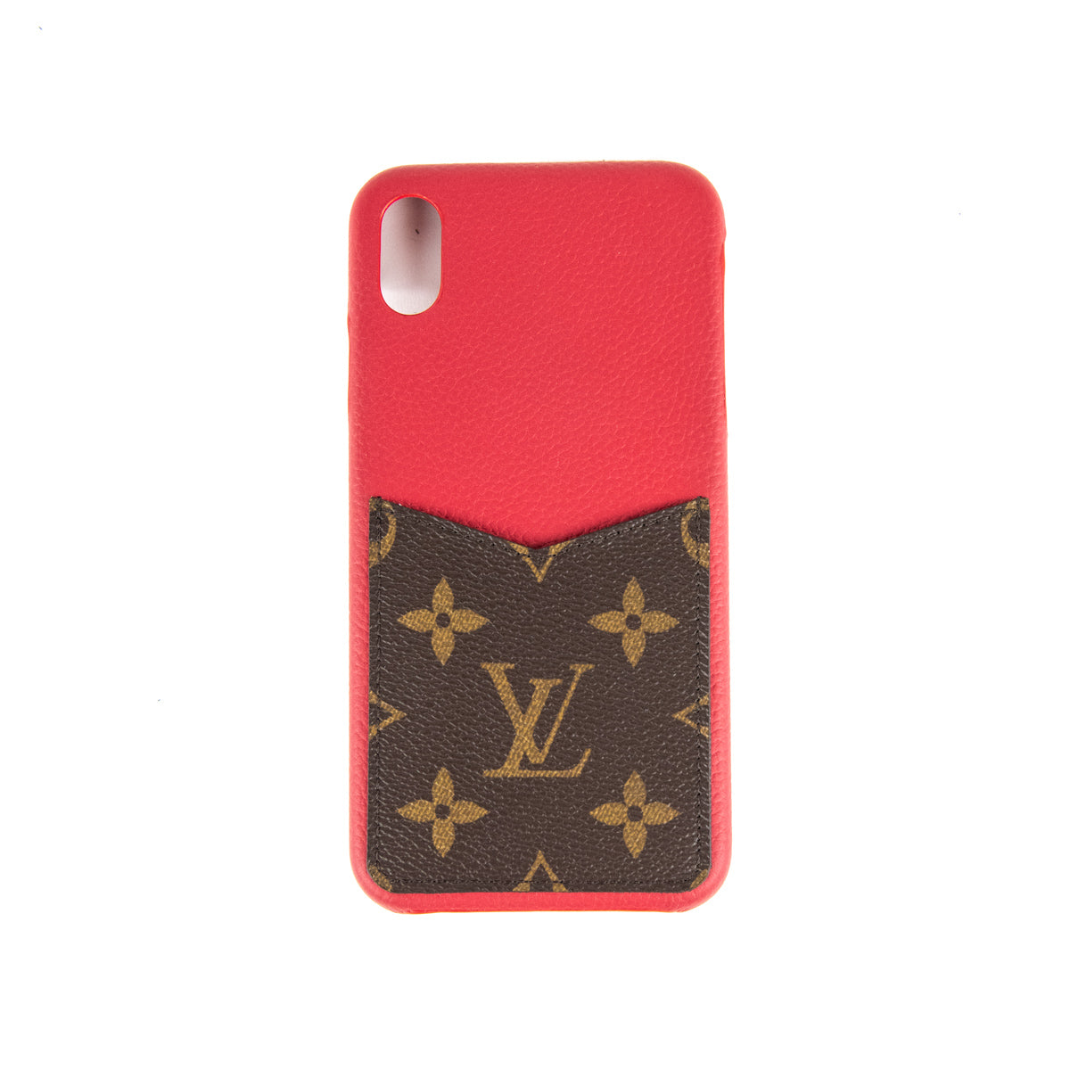 Louis Vuitton Scarlet Calfskin 
Monogram Bumper Pallas iPhone X/XS Case - Replica Handbag 
 - Replica Handbags 
Best Quality
 Designer Handbags 
Preloved Fashions