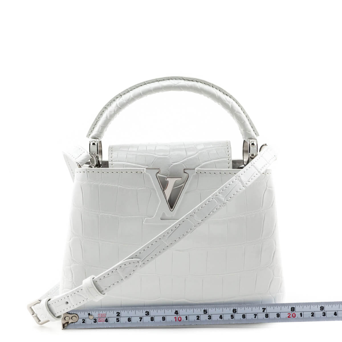 Louis Vuitton White Crocodilien Mat Capucines Mini - Replica Handbag 
 - Replica Handbags 
Best Quality
 Designer Handbags 
Preloved Fashions