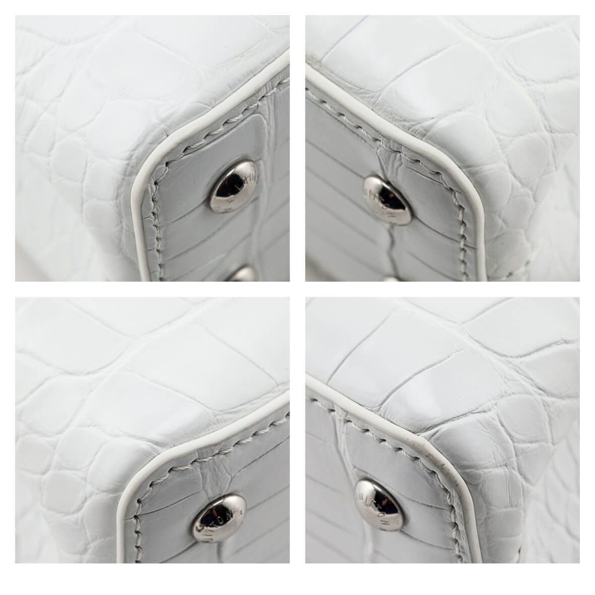 Louis Vuitton White Crocodilien Mat Capucines Mini - Replica Handbag 
 - Replica Handbags 
Best Quality
 Designer Handbags 
Preloved Fashions