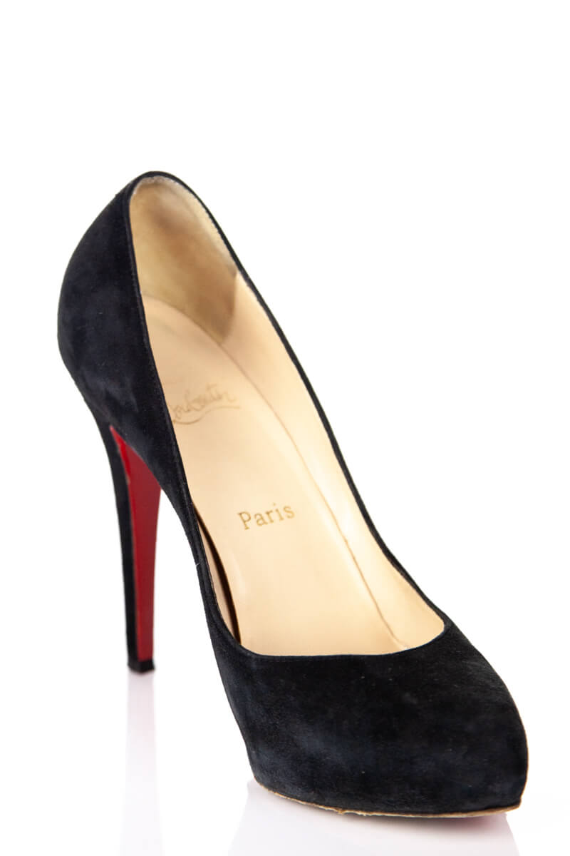 Christian Louboutin Black Suede Hidden Platform Pumps Size US 8.5 | EU 38.5 - Replica Handbag 
 - Replica Handbags 
Best Quality
 Designer Handbags 
Preloved Fashions