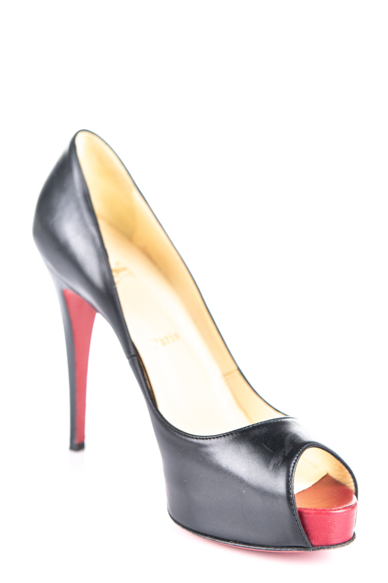 Christian Louboutin Black Leather Platform Peep Toe Pumps Size US 8.5 | EU 38.5 - Replica Handbag 
 - Replica Handbags 
Best Quality
 Designer Handbags 
Preloved Fashions