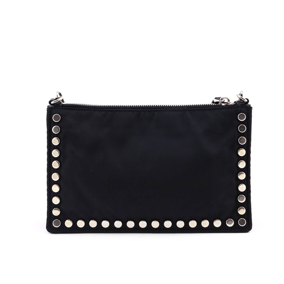 Prada Black Nylon Studded Etiquette Zip Shoulder Bag - Replica Handbag 
 - Replica Handbags 
Best Quality
 Designer Handbags 
Preloved Fashions