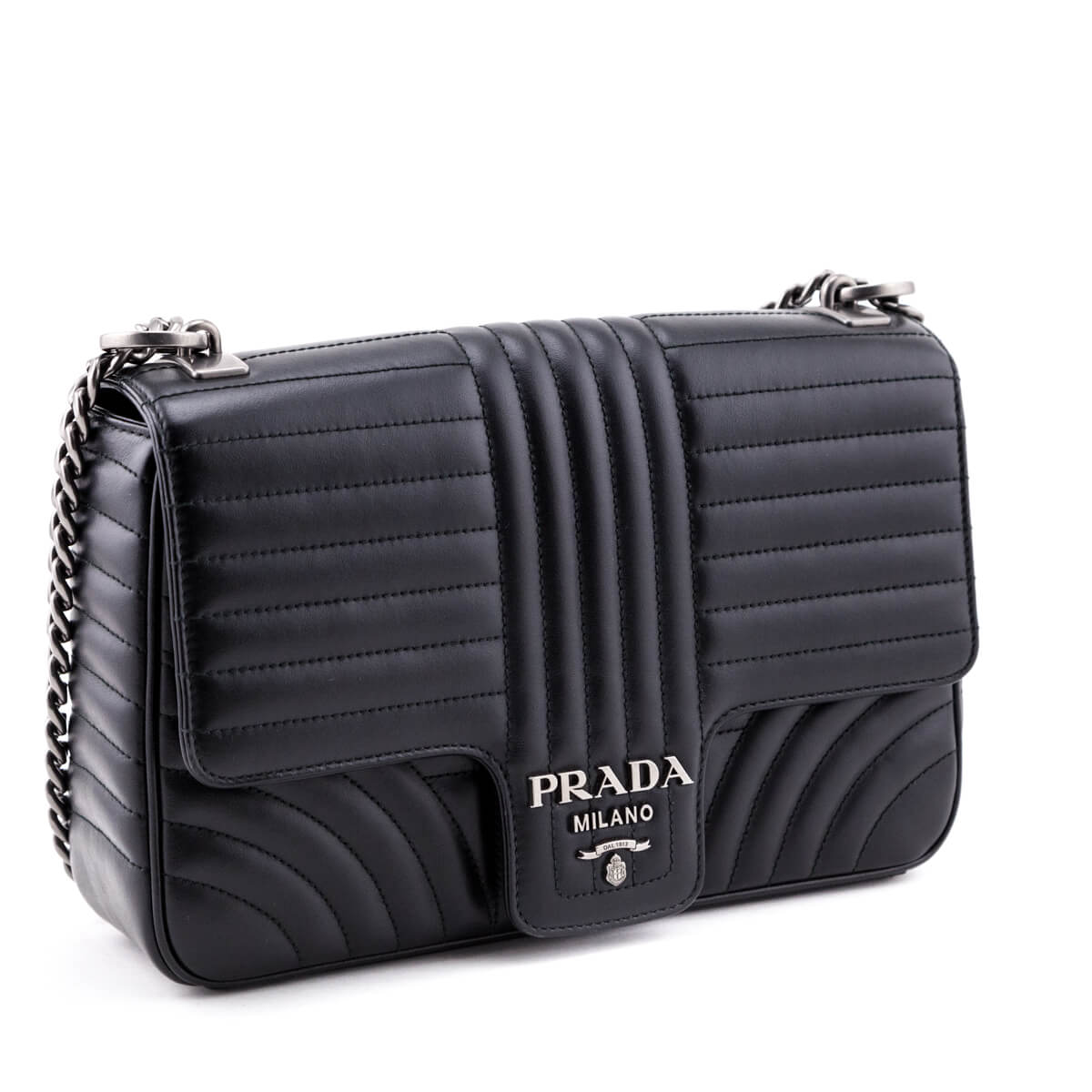 Prada Black Quilted Soft Calfskin Large Diagramme Flap Bag - Replica Handbag 
 - Replica Handbags 
Best Quality
 Designer Handbags 
Preloved Fashions