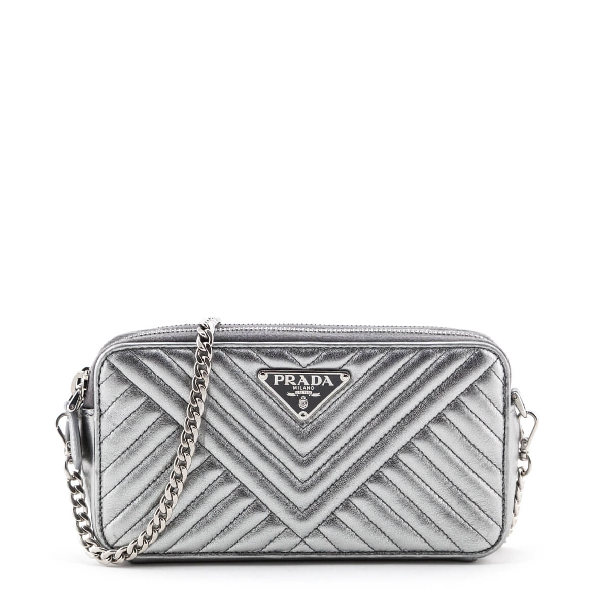 Prada Chrome Quilted Nappa Leather Mini Bag - Replica Handbag 
 - Replica Handbags 
Best Quality
 Designer Handbags 
Preloved Fashions