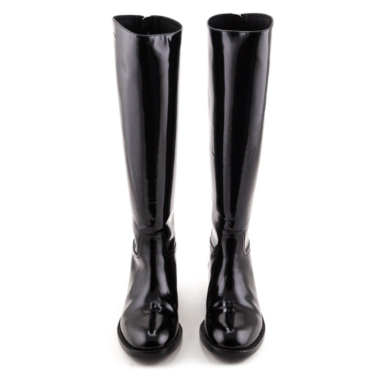 Saint Laurent Black Patent Knee-High Riding Boots Size US 8.5 | EU 38.5 - Replica Handbag 
 - Replica Handbags 
Best Quality
 Designer Handbags 
Preloved Fashions