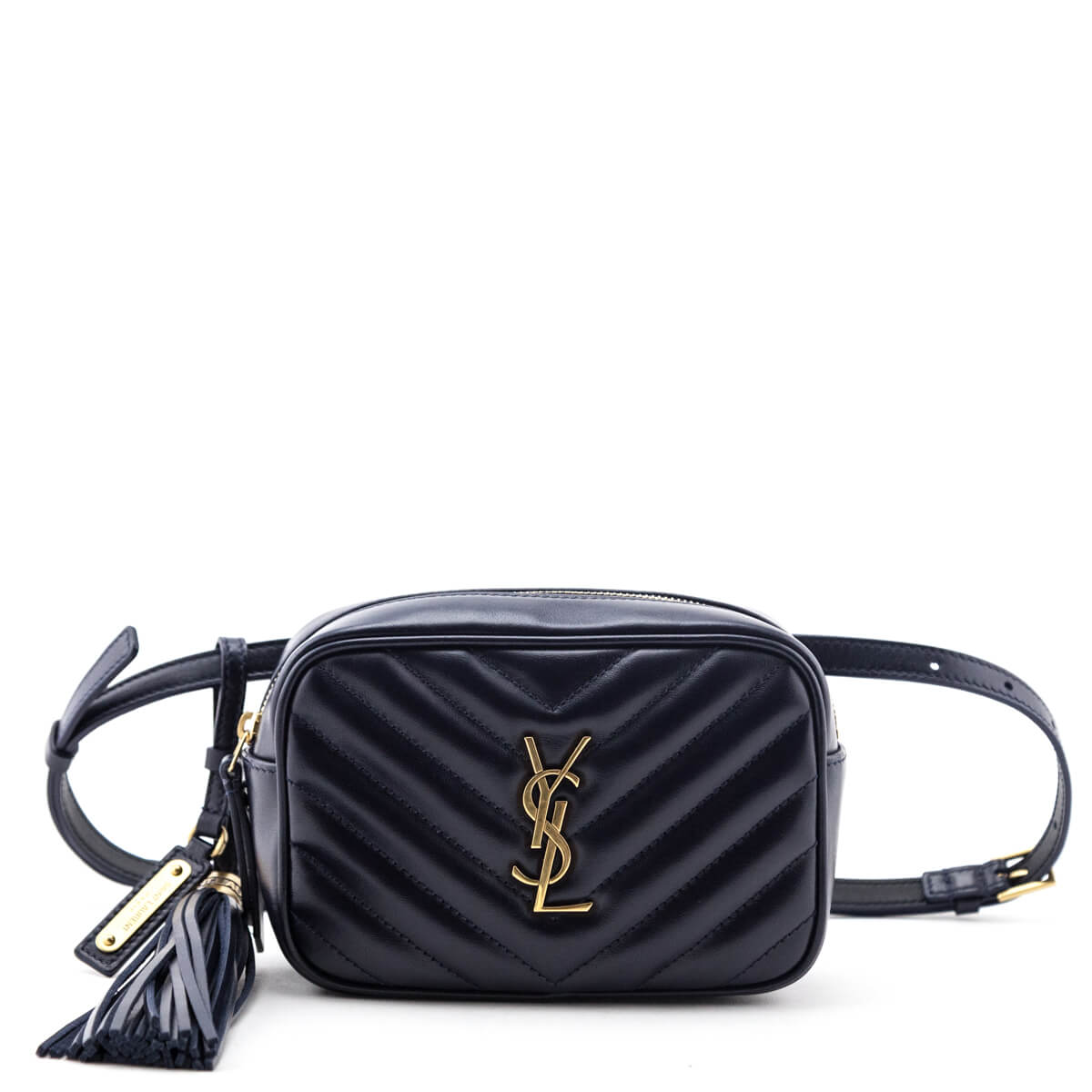 Saint Laurent Navy Quilted Chevron Calfskin Lou Belt Bag - Replica Handbag 
 - Replica Handbags 
Best Quality
 Designer Handbags 
Preloved Fashions