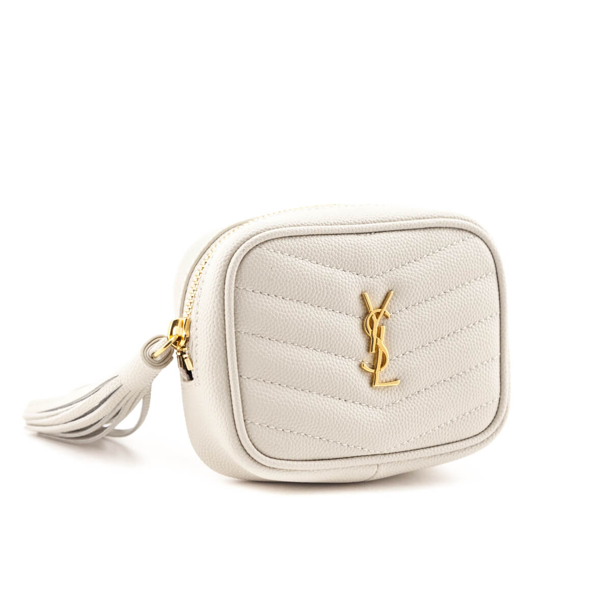 Saint Laurent White Grain De Poudre Monogram Baby Lou Key Pouch - Replica Handbag 
 - Replica Handbags 
Best Quality
 Designer Handbags 
Preloved Fashions