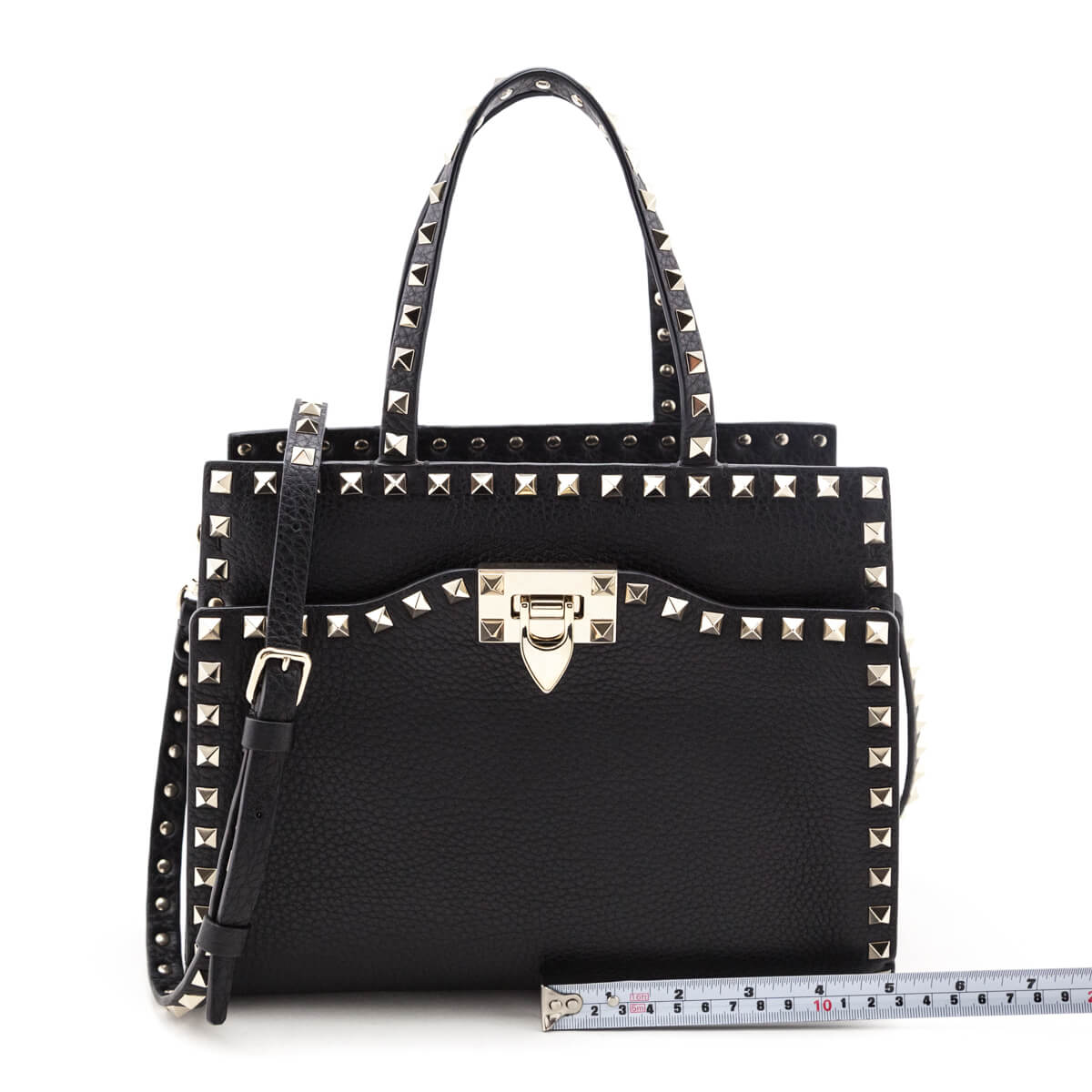 Valentino Black Grainy Calfskin Rockstud Small Top Handle Bag - Replica Handbag 
 - Replica Handbags 
Best Quality
 Designer Handbags 
Preloved Fashions