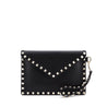 Valentino Black Smooth Calfskin Rockstud Medium Flat Pouch Wristlet - Replica Handbag 
 - Replica Handbags 
Best Quality
 Designer Handbags 
Preloved Fashions