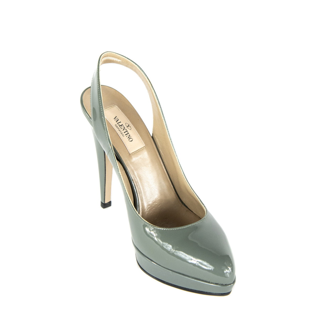 Valentino Gray Patent Slingback Pumps Size 7 | EU 37 - Replica Handbag 
 - Replica Handbags 
Best Quality
 Designer Handbags 
Preloved Fashions