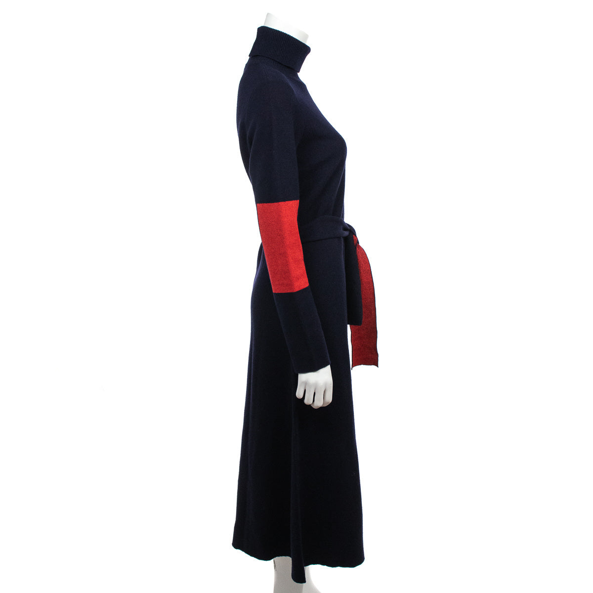 Victoria Beckham Navy 
Red Wool Knit Belted Dress Size XL | UK 16 - Replica Handbag 
 - Replica Handbags 
Best Quality
 Designer Handbags 
Preloved Fashions