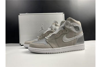 AIR JORDAN 1 JAPAN NEUTRAL GREY METALLIC SILVER DC1788-029 (WITH SPECIAL BOX)