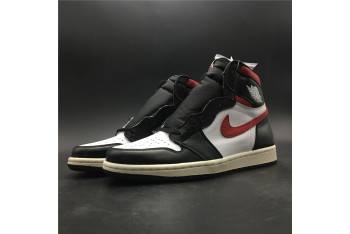 AIR JORDAN 1 BLACK WHITE GYM RED 555088-061