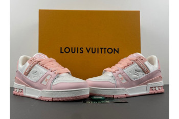Louis Vuitton Trainer Pink Rose  1AA6VV
