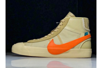 OFF-WHITE X NIKE BLAZER STUDIO MID 'ALL HALLOWS EVE' AA3832-700