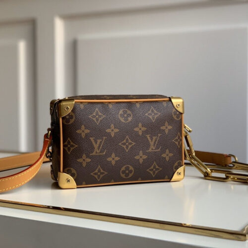 High Quality Luxury LV Mini Soft Trunk Brown product detail