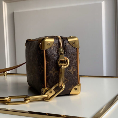 High Quality Luxury LV Mini Soft Trunk Brown product detail