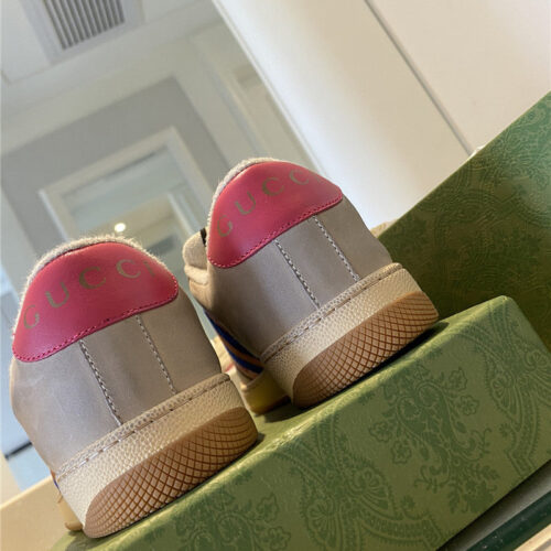High Quality Luxury Gucci Screener Leather Sneaker Womens product detail