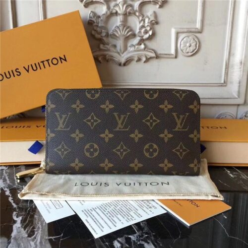 High Quality Luxury Louis Vuitton Monogram Zippy Organizer