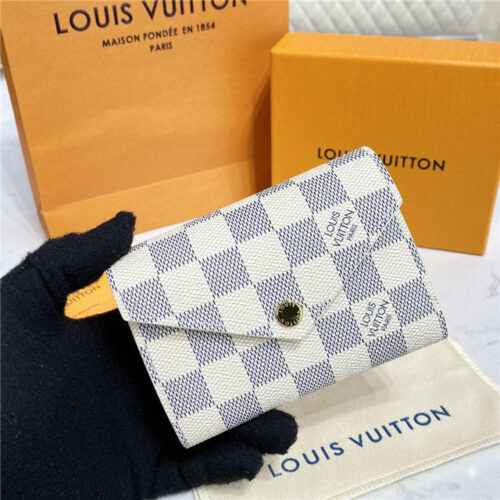 High Quality Luxury Louis Vuitton Victorine Wallet Rose Ballerine – Style 48173