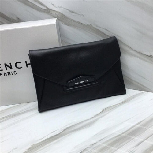 High Quality Luxury Givenchy Antigona Envelope Clutch Grained Leather (Varied Colors)