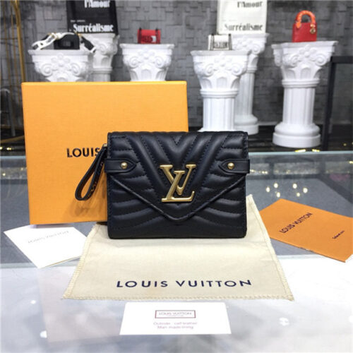High Quality Luxury Louis Vuitton New Wave Compact Wallet