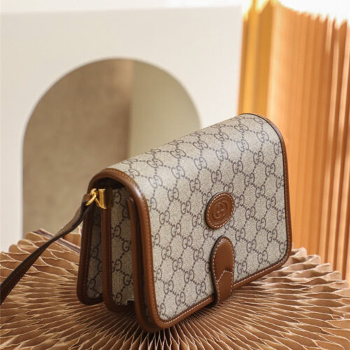 High Quality Luxury Gucci Mini Shoulder Bag With Interlocking G alternate view