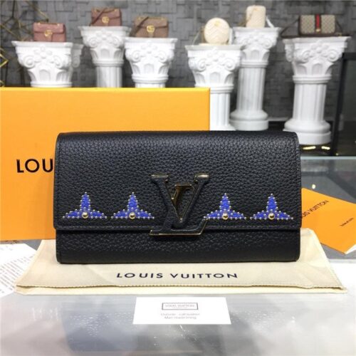 High Quality Luxury Louis Vuitton Capucines Wallet – Style 47338