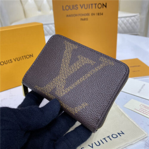 High Quality Luxury Louis Vuitton Zippy Coin Purse – Style 48202