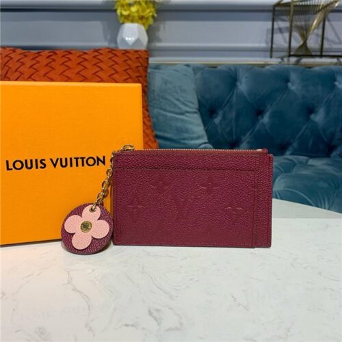 High Quality Luxury Louis Vuitton Zipped Card Holder (Varied Colors)