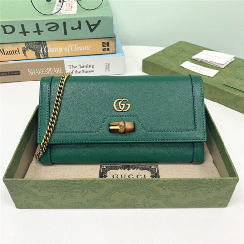 High Quality Luxury Gucci Diana Chain Wallet With Bamboo (Varied Colors) product detail
