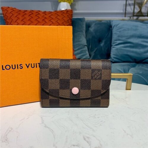 High Quality Luxury Louis Vuitton Rosalie Coin Purse Damier Ebene
