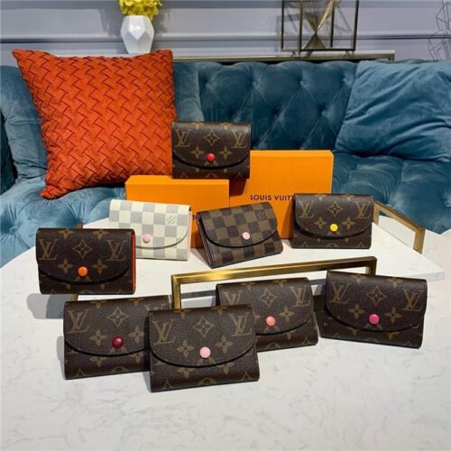 High Quality Luxury Louis Vuitton Rosalie Coin Purse Damier Azur Canvas product detail
