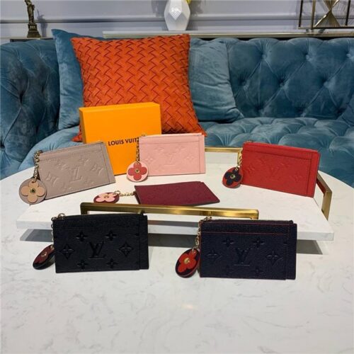 High Quality Luxury Louis Vuitton Zipped Card Holder (Varied Colors) product detail