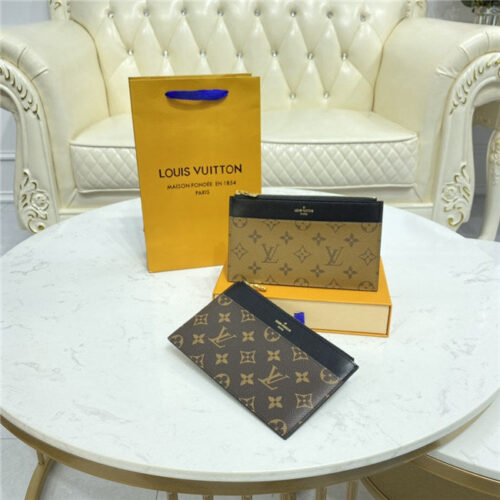 High Quality Luxury Louis Vuitton Slim Purse Monogram Reverse product detail